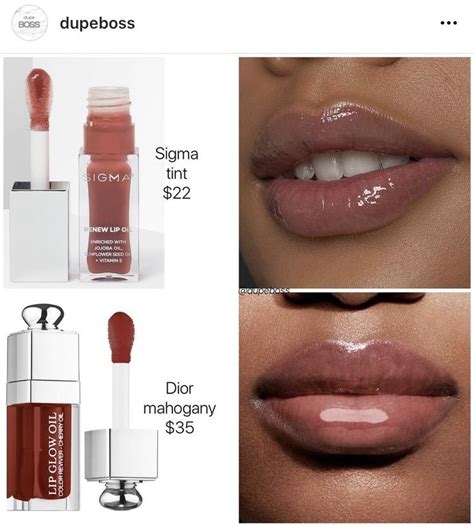 dior lip oil mahogany dupe.